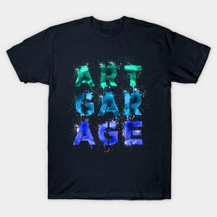 Street Art Garage Splash Graffiti T-Shirt